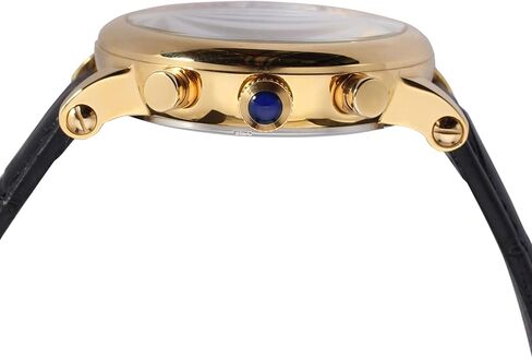 ساعة يد FORSINING للرجال بعلامة تجارية فاخرة بتقويم يومي أوتوماتيكية من الفولاذ المقاوم للصدأ وحزام جلدي FSG9407M3G2 in Kuwait