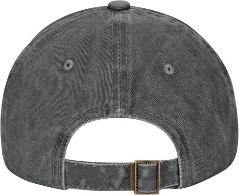 Frog Artist Vintage Distressed Adjustable Washed Denim Low Profile Mens Dad Trucker Hat Baseball Ball Cap for Men in Kuwait