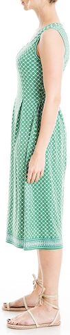 Max Studio Women's Sleeveless V-Neck Midi Dress in Saudi Arabia