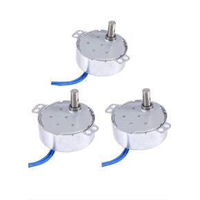 Turntable Synchronous Synchron Motor 50/60Hz AC 100V-127V Turntable Synchronous Synchron Motor for Hand-Made, School Project, Model (3PCS)