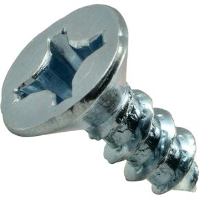 014973292881 Phillips Flat Wood Screws, 10 x 1/2, Piece-100, zinc