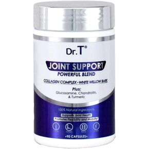 Joint Support – Premium Blend of Collagen Complex, Glucosamine, Chondroitin, Turmeric & White Willow Bark – Designed for Athletes and Active Individuals Looking to Improve Joint Health. 90 Capsules