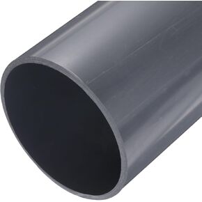 MECCANIXITY 1/2 Inch PVC Rigid Tube Round Pipe Tubing Hardware Tubing 12mm ID 14mm OD 9" Length White High Impact for Water Pipe, Crafts, Cable Sleeve