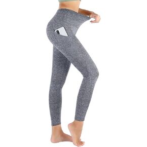 Pants for Women High Waisted Leggings with Side Pockets for Women Tummy Control Workout Leggings