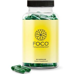 Focus Supplement for Kids, Teens & Young Adults - Natural Focus in 30 Minutes - Brain Supplements for Memory and Attention - Vegan Vitamin, Gluten Free, Non GMO Vitamins