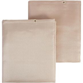 VEVOR Welding Blanket 2 Packs, 4FT x 6FT Heat Treated Welding Blanket, Up to 998°F Heat Resistant Blanket Set, Heavy-Duty Fiberglass Flame Retardant Insulation Welding Mat Cover with Metal Grommets