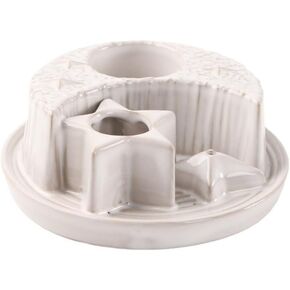 Ceramic Sage Holder for Burning - Sage Tray - Incense Holder for Sticks - Palo Santo Holder - Sage Burner - Altar Supplies Decor,Ideal for Smudging Meditation Yoga Room, Simple (White)