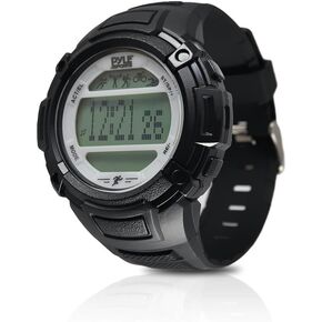 Pyle Digital Multifunction Sports Wrist Watch-Smart Fit Classic Men Women Sport Running Training Fitness Gear Tracker w/ Sleep Monitor,Pedometer,Alarm,Stopwatch,Backlight-Pyle PAST44SL (Silver)