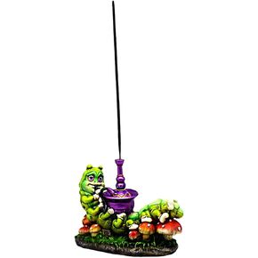 2840 Toking Caterpillar Incense Burner, 5 X 4 inches, Multicolor