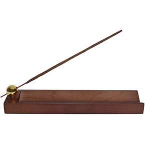 Brown V-Shape Tray Wooden Incense Stick Holder