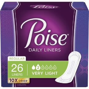 Kimberly-Clark 19305 Poise Liner, Very Light (Pack of 208)