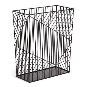 U Brands Vena Trash Can - Black
