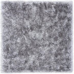 SAFAVIEH Vegas Shag Collection Accent Rug - 4'5" x 6'5", Grey, Solid Design, Non-Shedding & Easy Care, 3.15-inch Thick Ideal for High Traffic Areas in Entryway, Living Room, Bedroom (VGS868F)