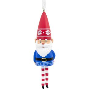 Hallmark Gnome With Dangling Legs Christmas Ornament