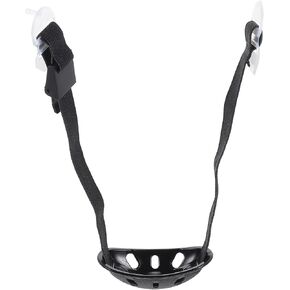 DOITOOL Universal Hard Hat Chin Strap,Helmet Chin Strap with Black Elastic Strap and Chin Cup,Worker Hat Replacement Chin Guard for Bike Helmet
