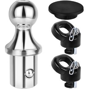 60692 OEM Puck System Gooseneck Hitch Kit متوافق مع F-o-r-d F-250 F-350 F-450 Nissan Titan Sierra 2500 3500 Che-vro-let Silverado 2500 3500 2013-2024