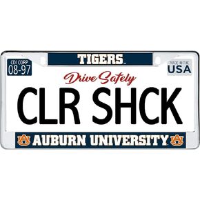 Colored Metal License Plate Frame (Michigan State Spartans)