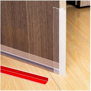 19.7 FT Weather Stripping, Silicone Seal Weather, T-Shaped Door Draft Stopper for Weatherproof Soundproof, Weather Stripping Door Seal, Door Bottom Seal Strip for Glass Shower, Window, Door Frame