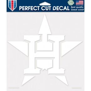Wincraft MLB Houston Astros Die-Cut Decal, 8"x8", Team Color