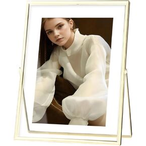 IZIDDO 5x7 Black Floating Frame, Metal Glass Picture Frames,For Picture 4x6,3.5x5, 2x3 Wall Mount or Tabletop Shelf Photo Frames,Giving For Festival,Wedding, Home or Office Decor,Vertical