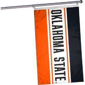 FOCO NCAA Oklahoma State Cowboys Unisex Double Sided 3' x 5' Team Logo Horizontal Flag, Horizontal 3' x 5', One Size