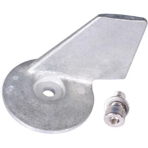 SouthMarine Boat Engine 55125-95500 Trim Tab Anode with Bolt 09117-08037 for Suzuki 40HP 50HP 55HP 60HP 65HP 75HP 85HP, 5031536 5031215 for Evinrude Johnson BRP OMC Outboard Motor