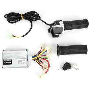 E BIK Controller Power Display Set, 36V 1000W Controller and Multifunction Handle Thumb Throttle Grip Set with Lock