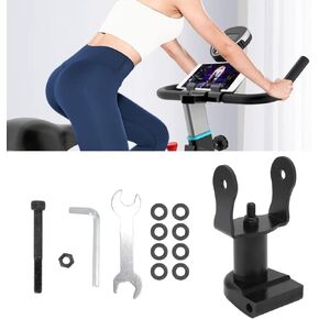 Topyond Swivel Arm for Peloton Screen, Stationary Bike Swivel Pivot Aluminum Rotatable Monitor Adjuster for Peloton Bike Screen