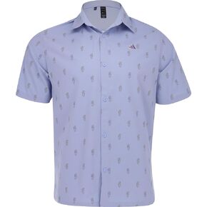 adidas Men's Go-to Resort Button Down Polo Shirt