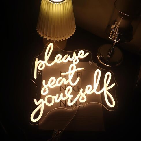 QiaoFei Led You Are So Amazing Neon Sign Word/Levels USB مدعوم بمفتاح باهت لأضواء النيون لغرفة المنزل وبار الفن وديكور الحائط ونافذة غرفة المعيشة وديكور الحائط (أبيض دافئ) in Kuwait