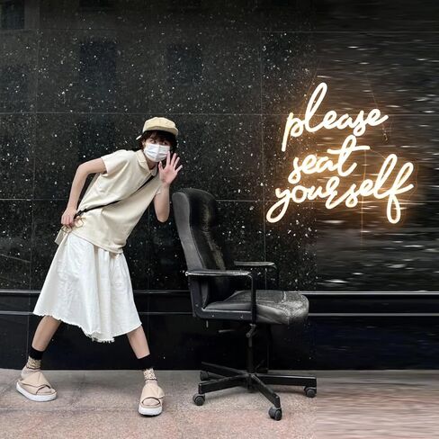 QiaoFei Led You Are So Amazing Neon Sign Word/Levels USB مدعوم بمفتاح باهت لأضواء النيون لغرفة المنزل وبار الفن وديكور الحائط ونافذة غرفة المعيشة وديكور الحائط (أبيض دافئ) in Kuwait