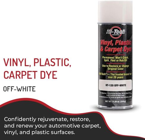 HI-TECH Vinyl, Plastic, Carpet Dye | Leather, Upholstery, Fabric Paint, Off White (1 Pack) in Saudi Arabia
