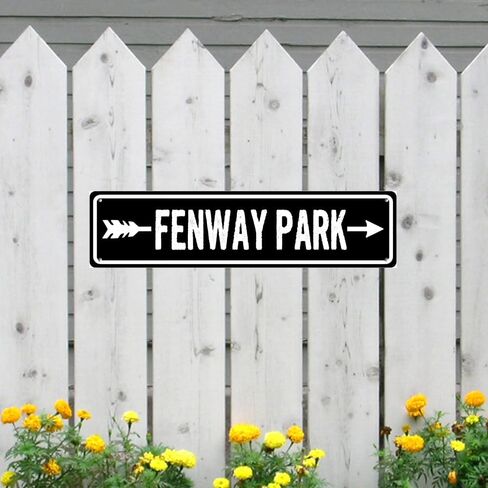 فينواي بارك لافتة البيسبول الديكور خمر Ballpark ديكور القصدير علامات جدار الفن اللوحة 16 × 4 بوصة معدنية in Kuwait