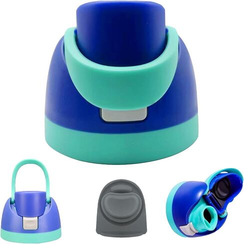 Replacement Lid Cap for Owala Freesip Water Bottle, One Button Push-To-Open Bottle Top Cap Compatible with Owala Cup 16oz 24oz 32oz 40oz, BPA-Free Stopper Cap for Owala Leak-Proof Lid (Blue) in Saudi Arabia