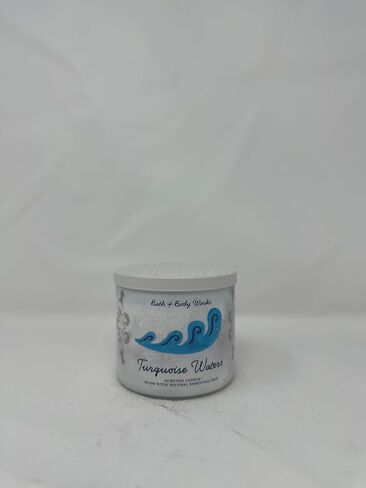 شمعة Turquoise Waters ذات 3 فتيل 14.5 أونصة / 411 جم [مصنوعة من زيت عطري طبيعي] in Saudi Arabia
