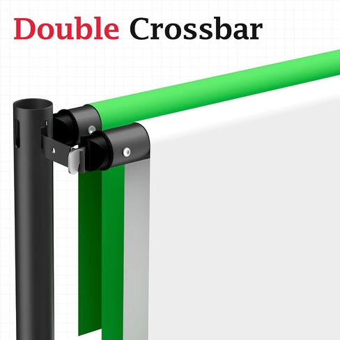 EMART Backdrop Stand Heavy Duty 10ftx20ft, Pipe and Drape Backdrop Stand Kit, Adjustable Metal Frame for Backdrop, Background Stand Backdrop for Wedding Birthday Party Banquet Decorations in Saudi Arabia
