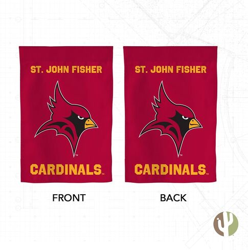 لافتة علم حديقة جامعة سانت جون فيشر من Desert Cactus SJFC Cardinals 100% بوليستر (تصميم A) in Saudi Arabia