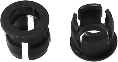Maxmoral 100PCS Black Plastic 5mm Lampholder Panel Mount Socket Lamp Holder Clip for Printed Circuit Board and Electronic Display in Saudi Arabia