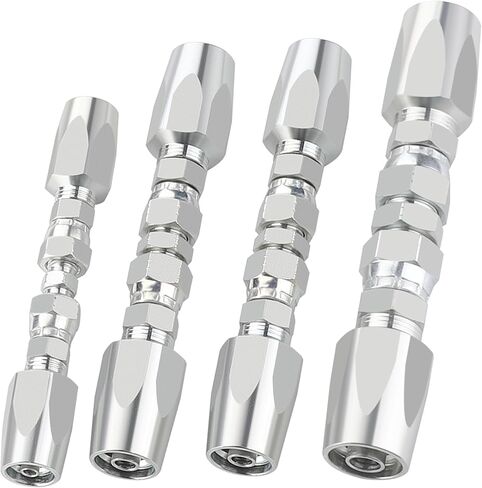 قطعتان من تركيبات إصلاح الخراطيم الهيدروليكية القابلة لإعادة الاستخدام مقاس 1/4 بوصة للمقاس #04 in Kuwait