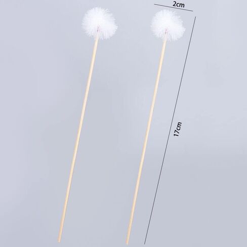 6 قطع من أعواد الأذن من ريش الأوز، مزيل شمع الأذن للاستعمال مرة واحدة، مقبض خشبي، منظف حفر الأذن، عصا ملعقة الأذن، منظف شمع الأذن، أداة تدليك الأذن in Kuwait