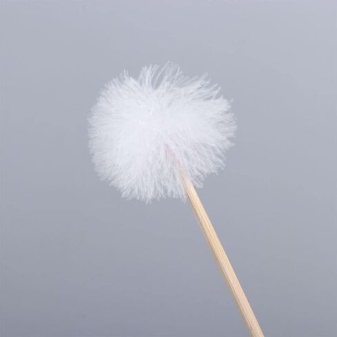 6 قطع من أعواد الأذن من ريش الأوز، مزيل شمع الأذن للاستعمال مرة واحدة، مقبض خشبي، منظف حفر الأذن، عصا ملعقة الأذن، منظف شمع الأذن، أداة تدليك الأذن in Kuwait