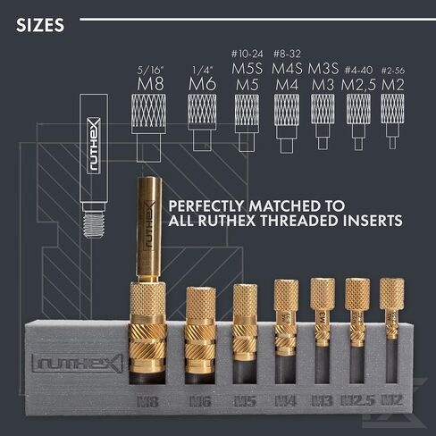 ruthex 1 x Soldering Tip Adapter for TS100 / TS101 / Pinecil Series for ruthex Soldering Tips LOE-SET-011 for Inserting Threaded Inserts in 3D Printing in Saudi Arabia