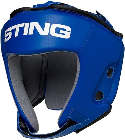 STING Competition Head Guard, IBA-Approved and USA Boxing-Approved Headgear, Premium Boxing Equipment for Professional Competition and Boxing Training, Red, M in Saudi Arabia
