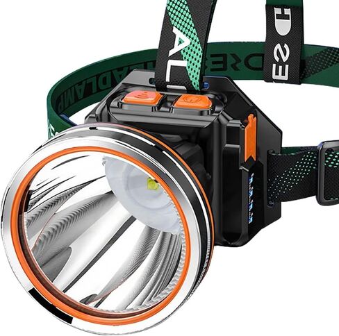 High Power LED Headlamp Super Bright Adult Motion Sensor Headlight Spotlight Waterproof Rechargeable Outdoor Hunting Light Flashlight Portable Head lamp for Fishing Camping Hiking in Saudi Arabia