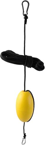 Geesatis 1 قطعة حبل سحب حبل بحري بطول 30 قدم. خط سحب مرساة مع خطاف من الفولاذ المقاوم للصدأ، أصفر in Kuwait