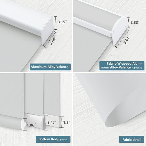 Motorized Blinds with Remote,100% Blackout Smart Roller Blinds Fabric Samples in Saudi Arabia