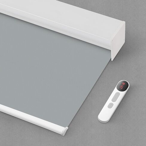Motorized Blinds with Remote,100% Blackout Smart Roller Blinds Fabric Samples in Saudi Arabia