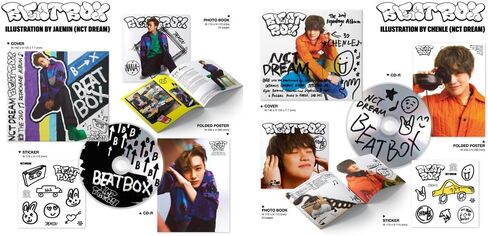 NCT Dream the 2nd repackage album Beat Box Digipack version + Folded poster. (Random cover) in Saudi Arabia