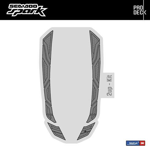 أرضيات Prodeck Jet Ski من إسفنج EVA المضاد للانزلاق لـ SeaDoo Spark 2-Up و3-Up وTrixx 2-Up وTrixx 3-Up (أسود) in Saudi Arabia