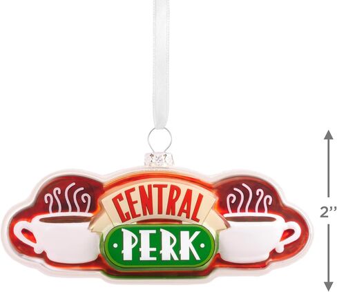 زينة عيد الميلاد من Hallmark Friends Central Perk Sign، زجاج منفوخ in Saudi Arabia